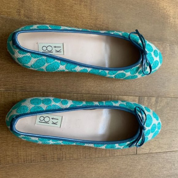 Italian ballerinas, size 7.5 - Picture 2 of 4